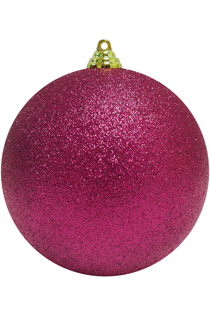 Пластиковый шар Искристый от 12 до 50 см вишневый